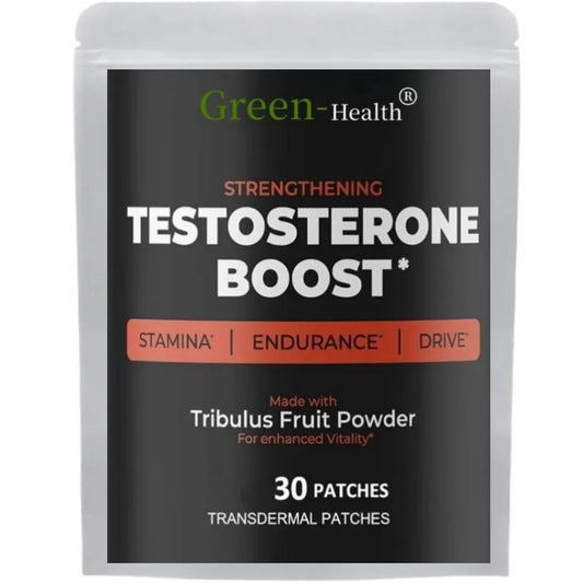 30 Patches Testosterone Booster Transdermal Patches for Men with Tribulus Terrestris Increase Nitric Oxide Enhance Performance