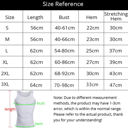 ALLTOOALL Men's Slimming Body Shapewear Corset Vest Shirt Compression Tummy Control Slim Waist Cincher Underwear Sports Vest