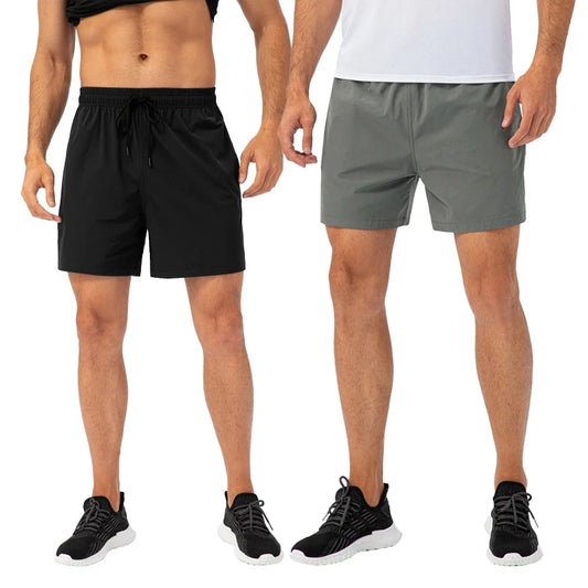 Calções de ginástica de secagem rápida masculina, Roupa Fitness, Treino, Corrida, Esportes, Corrida, Masculino, Atletismo, Casual