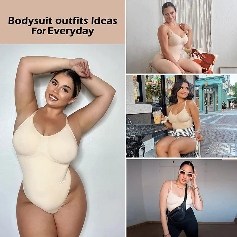 Xs 3Xl Body Suit Shapewear Seamless  Thong Shapewear Woman Tummy Control Fajas Body Shaper Tummy Slimmer Under Clothes Plus Size