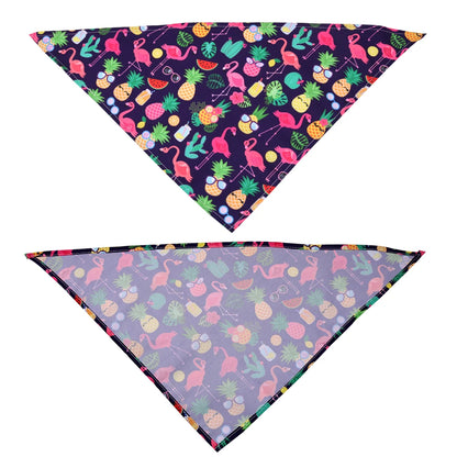 1Pcs Summer Dog Bandana Dogs Pet Supplies Fruit Printing Small Dog Bandanas Scarf  Mini Dogs Puppy Bibs Dog Grooming Accessories