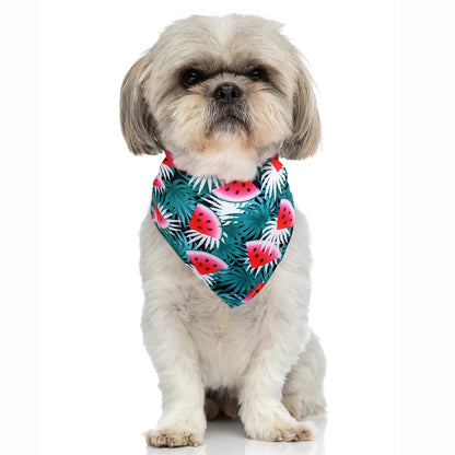 1Pcs Summer Dog Bandana Dogs Pet Supplies Fruit Printing Small Dog Bandanas Scarf  Mini Dogs Puppy Bibs Dog Grooming Accessories