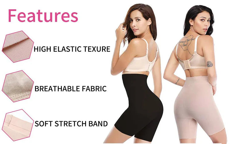 Power Shorts High Waist Body Shaper for Women Lightweight Cotton Blend Phenomenal and Ultra-Breathable Shapewear Control Panties