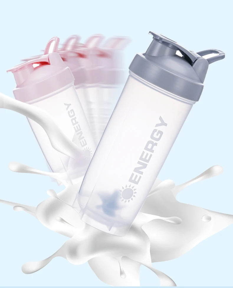 500ml Portable Shaker Bottle with Stirring Ball Is Perfect for Protein Shakes and Pre-workout Water Bottles without BPA