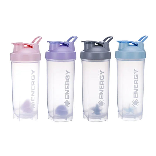 500ml Portable Shaker Bottle with Stirring Ball Is Perfect for Protein Shakes and Pre-workout Water Bottles without BPA