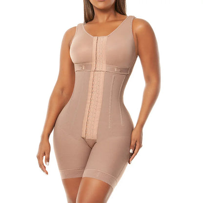 Fajas Colombianas High Compression with Bones Shapewear Post-operative Waist Trainer Slimming Tummy Control Body Shaper XXS