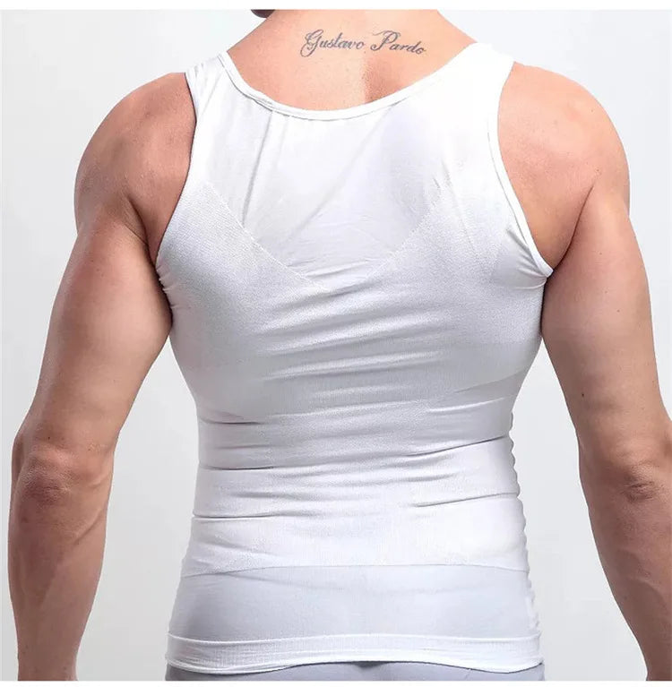 Corset Men Slimming Vest Fitness Body Shaper Slimming Shirt Full Waist Trainer Shapewear Corsets Vest Tummy Shaper Underwear